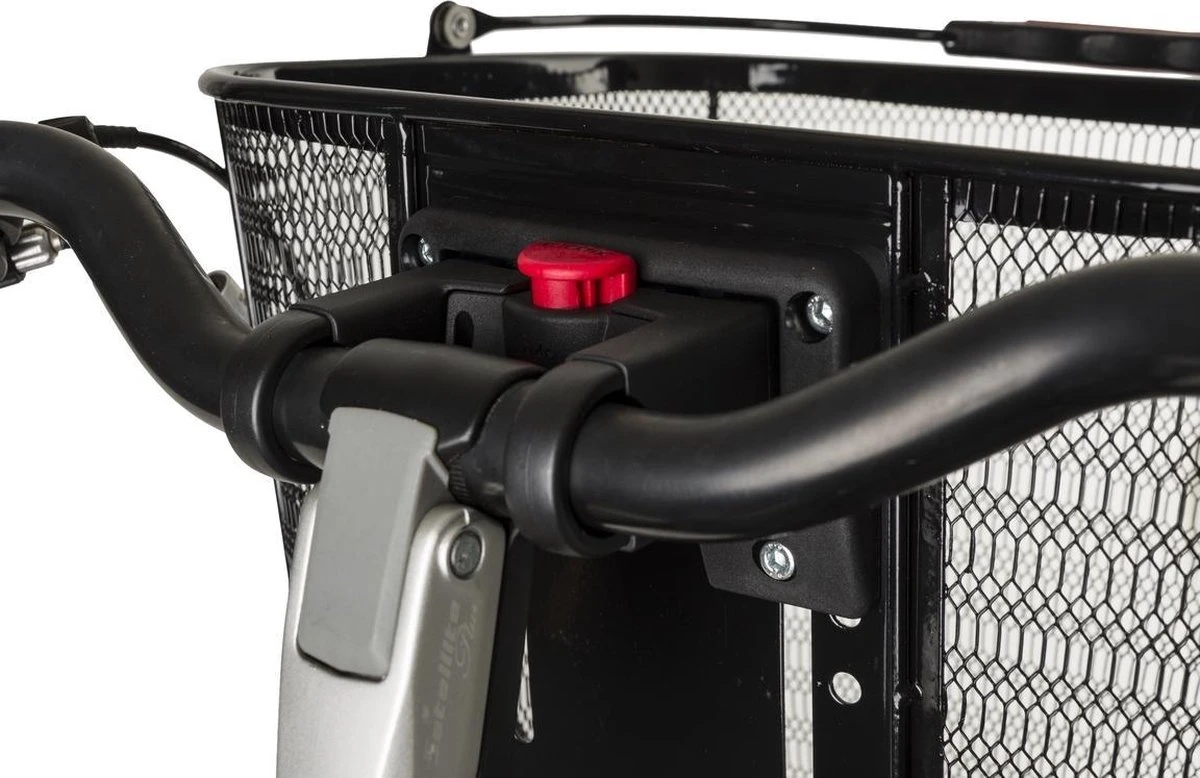 Fastrider Luxe Afneembaar Stuurmand Borre Zwart - 16L - KLICKfix - Afbeelding 4