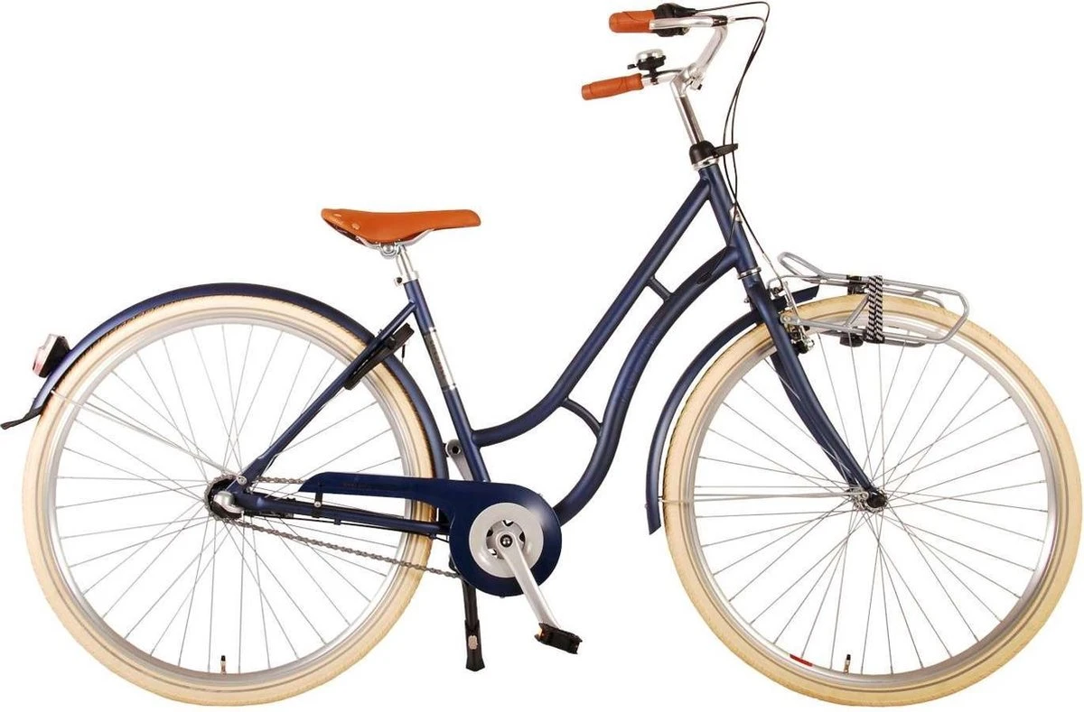 Volare Lifestyle Meisjesfiets - Tiener - 48 Cm - Lage Zadelstand - Blauw - 3 Versnellingen - Afbeelding 4