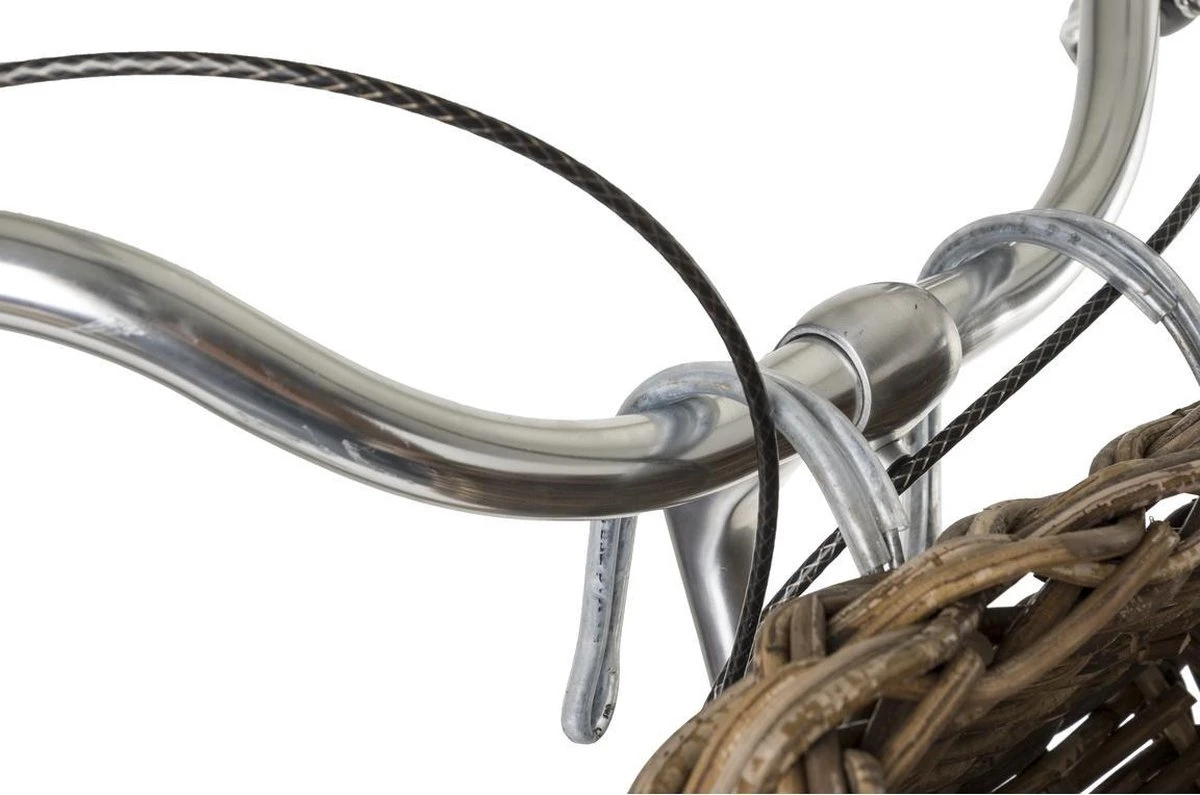 Fastrider Elif Rotan Fietsmand - Bruin - 16L - Handgemaakt - Afbeelding 5