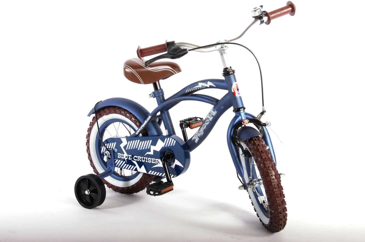 Volare Blue Cruiser Kinderfiets - Jongens - 12 Inch - Blauw - 95% Afgemonteerd - Afbeelding 7