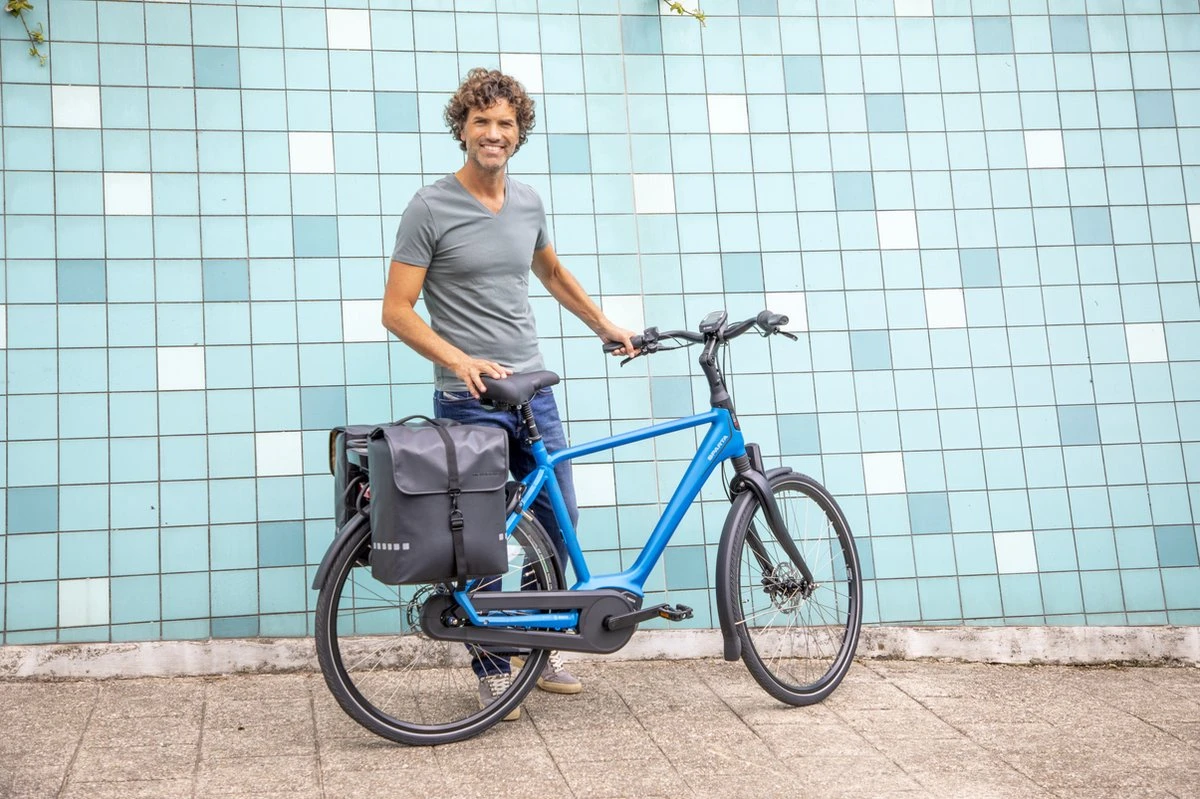 New Looxs Odense Dubbele Fietstas MIK - 39 Liter - Zwart - Afbeelding 6