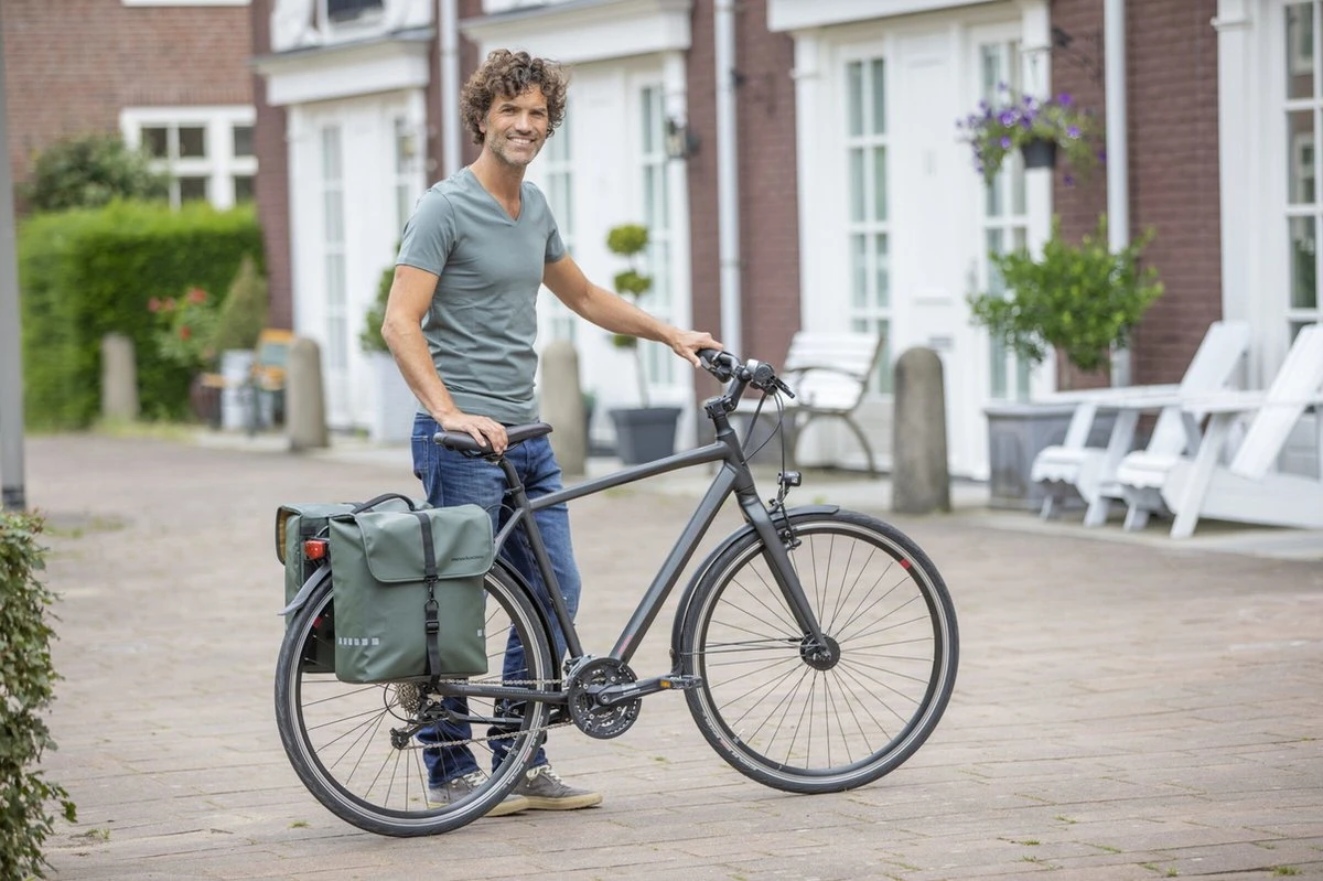 New Looxs Odense Dubbele Fietstas MIK - 39 Liter - Zwart - Afbeelding 9