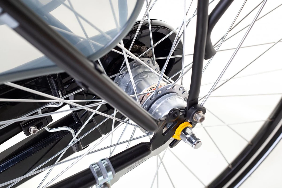 Amigo Bright - Damesfiets 28 Inch - Fiets Met 3 Versnellingen - Matzwart - Afbeelding 6