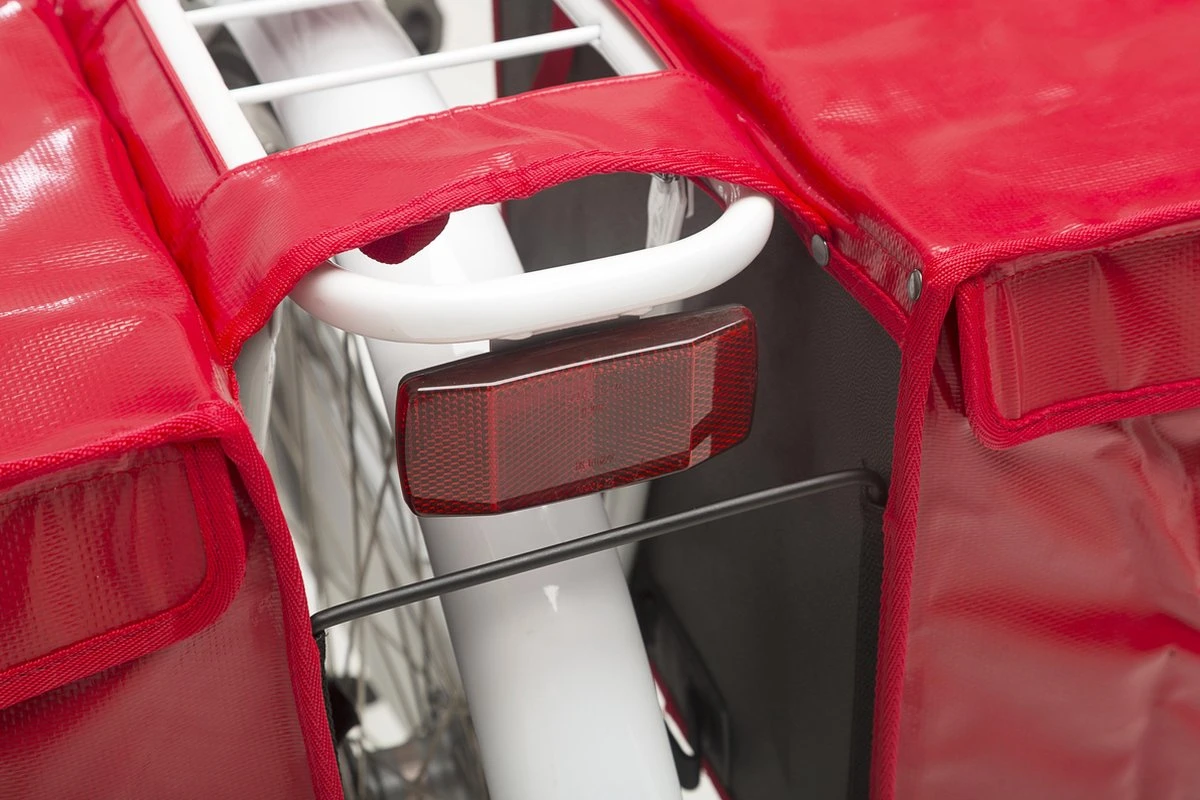 New Looxs Bisonyl Double Large Dubbele Fietstas - 66 Liter - Zwart - Afbeelding 3