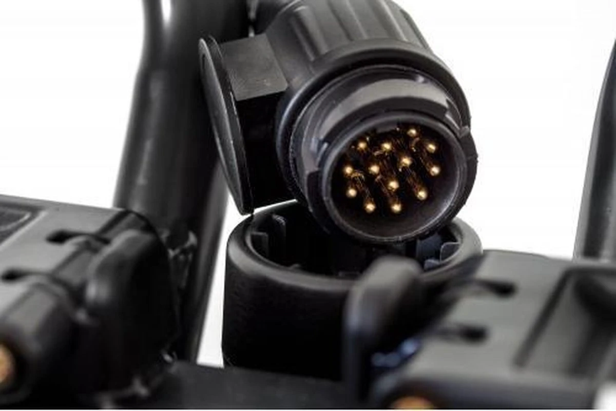 XLC Azura LED Fietsendrager - 2 Fietsen - E-Bike - 13/7 Polig - Afbeelding 5