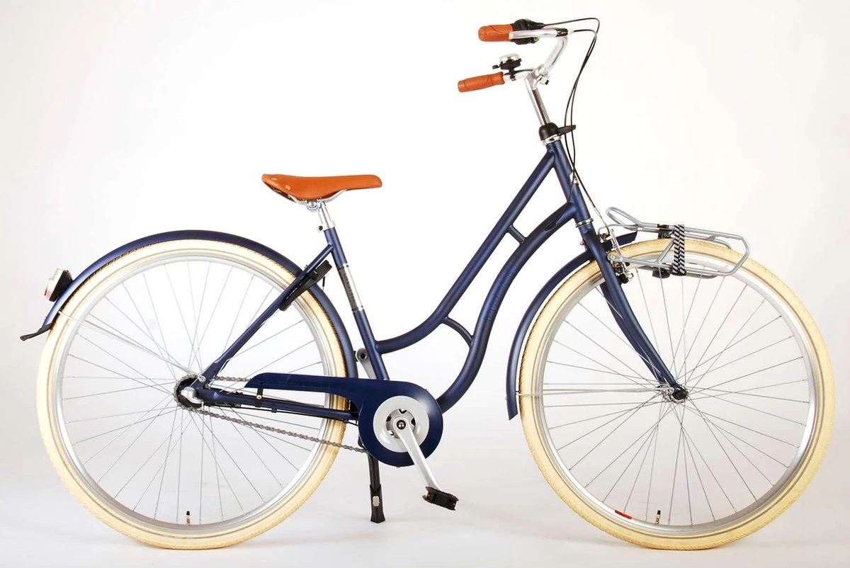 Volare Lifestyle Meisjesfiets - Tiener - 48 Cm - Lage Zadelstand - Blauw - 3 Versnellingen - Afbeelding 13