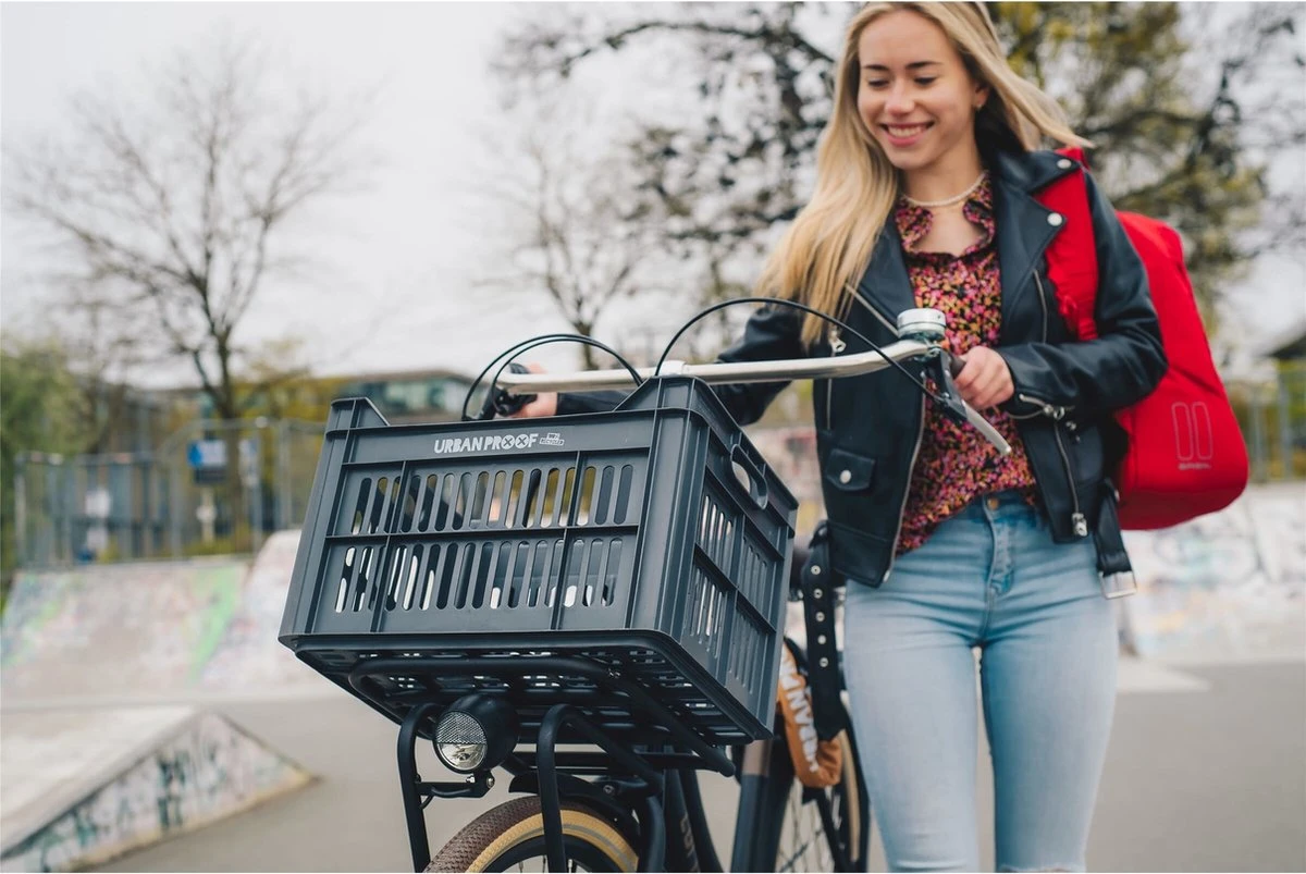 Gerecyclede Fietskrat Urban Proof 30 Liter - As Grijs - Afbeelding 6