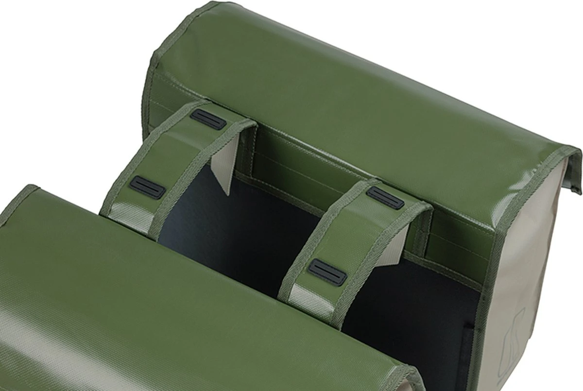 Basil Urban Load Dubbele Fietstas - 48-53 Liter - Mosgroen - Afbeelding 5