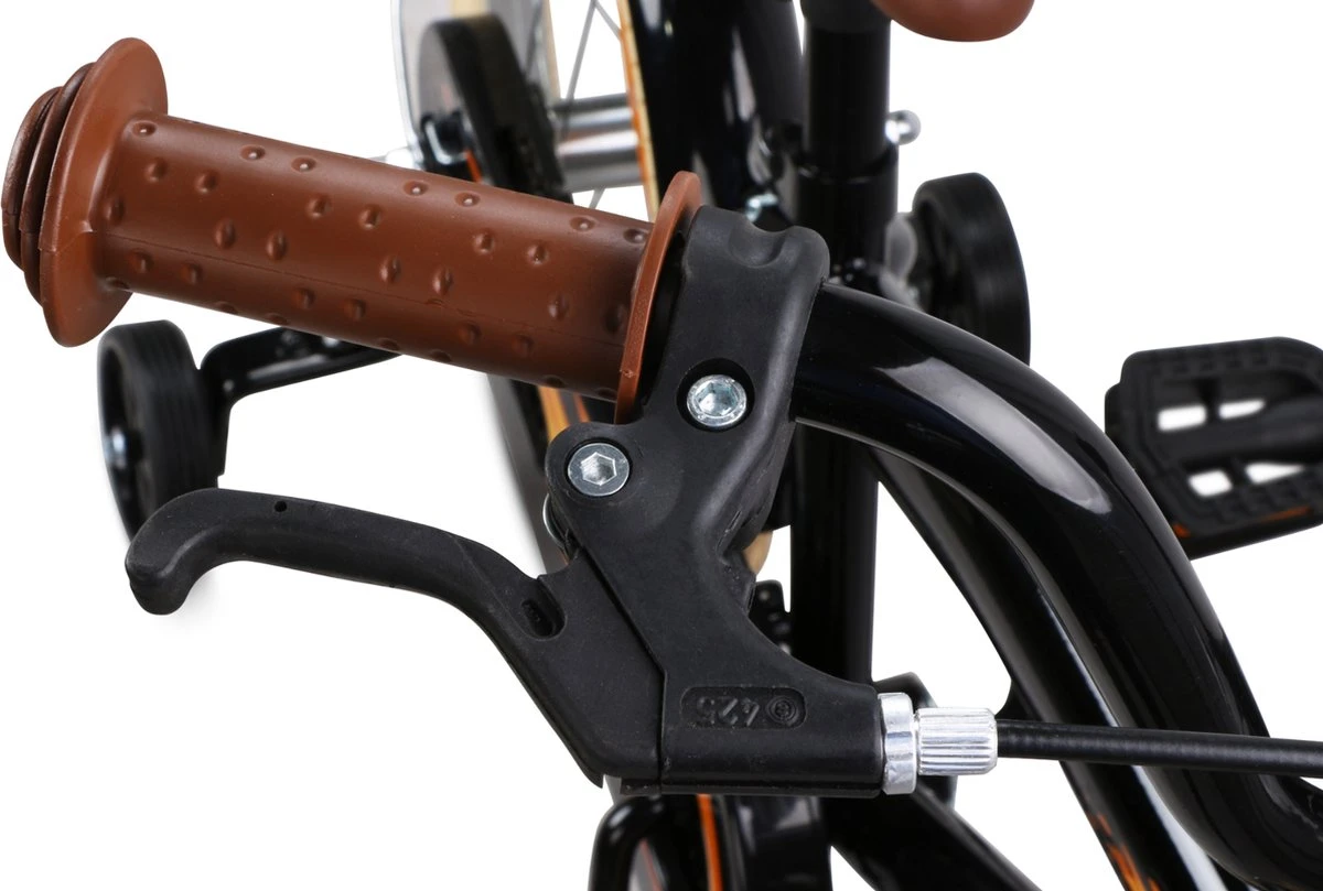 SJOEF Cruise Jongensfiets 16 Inch - Zwart - Afbeelding 6