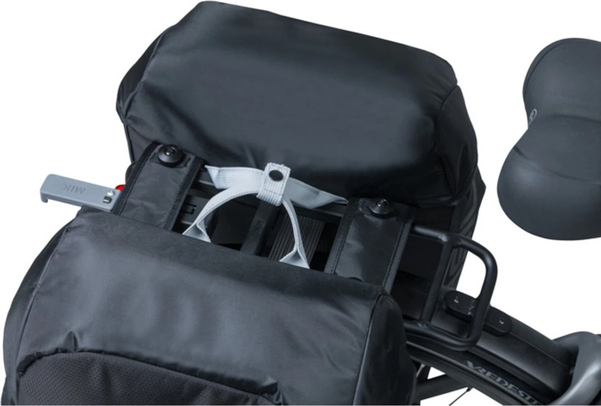 Basil Miles Dubbele Fietstas MIK - Zwart - 34 Liter - Afbeelding 4