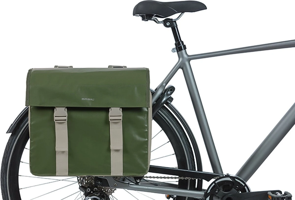 Basil Urban Load Dubbele Fietstas - 48-53 Liter - Mosgroen - Afbeelding 7