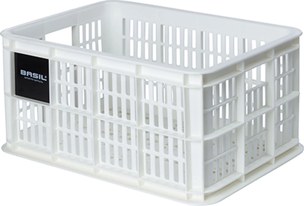 Basil Fietskrat S - Klein - 17.5 Liter - Wit - Afbeelding 7