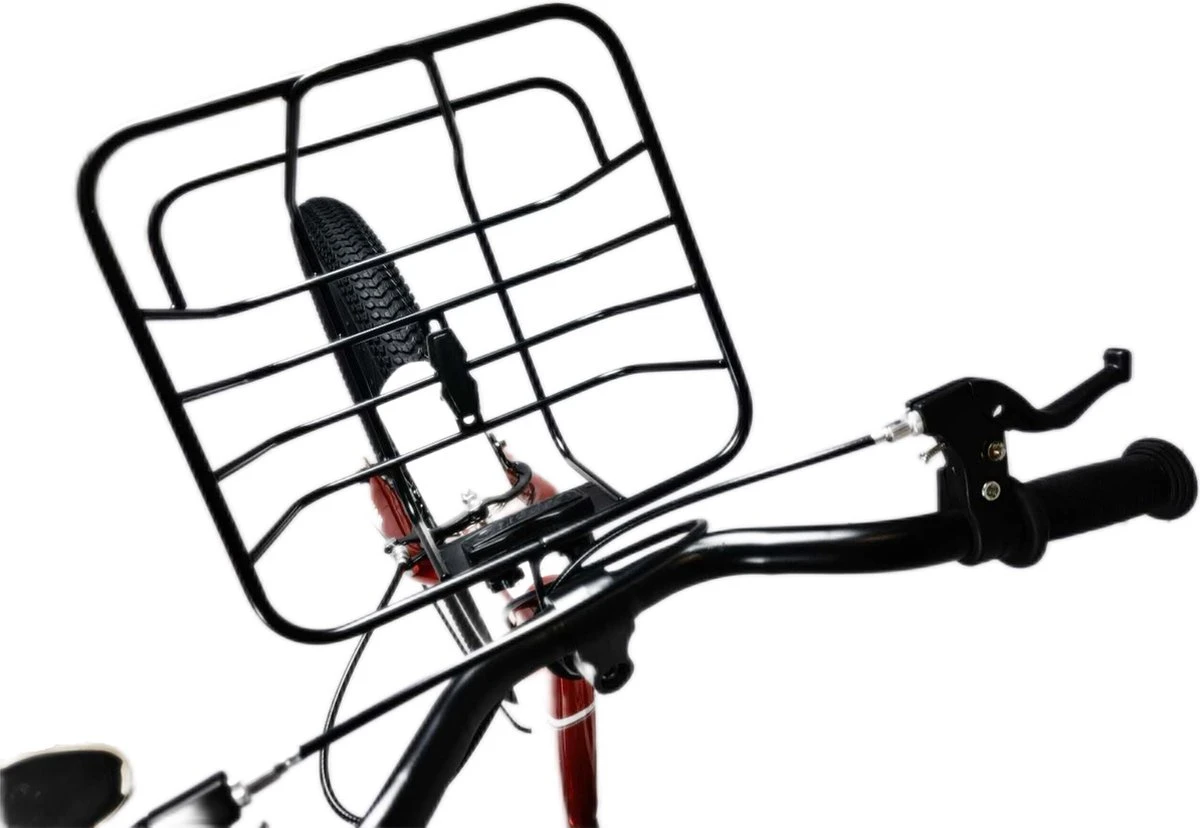 Kinderfiets -14 Inch Kinderfiets -vanaf 3-5 Jaar Jongens En Meisjes Fietsen -Terugtrap -Rem -Stabilisatoren(2 Zijwieltjes)-Mandje - Achterbank-de Bel-Roze - Afbeelding 7