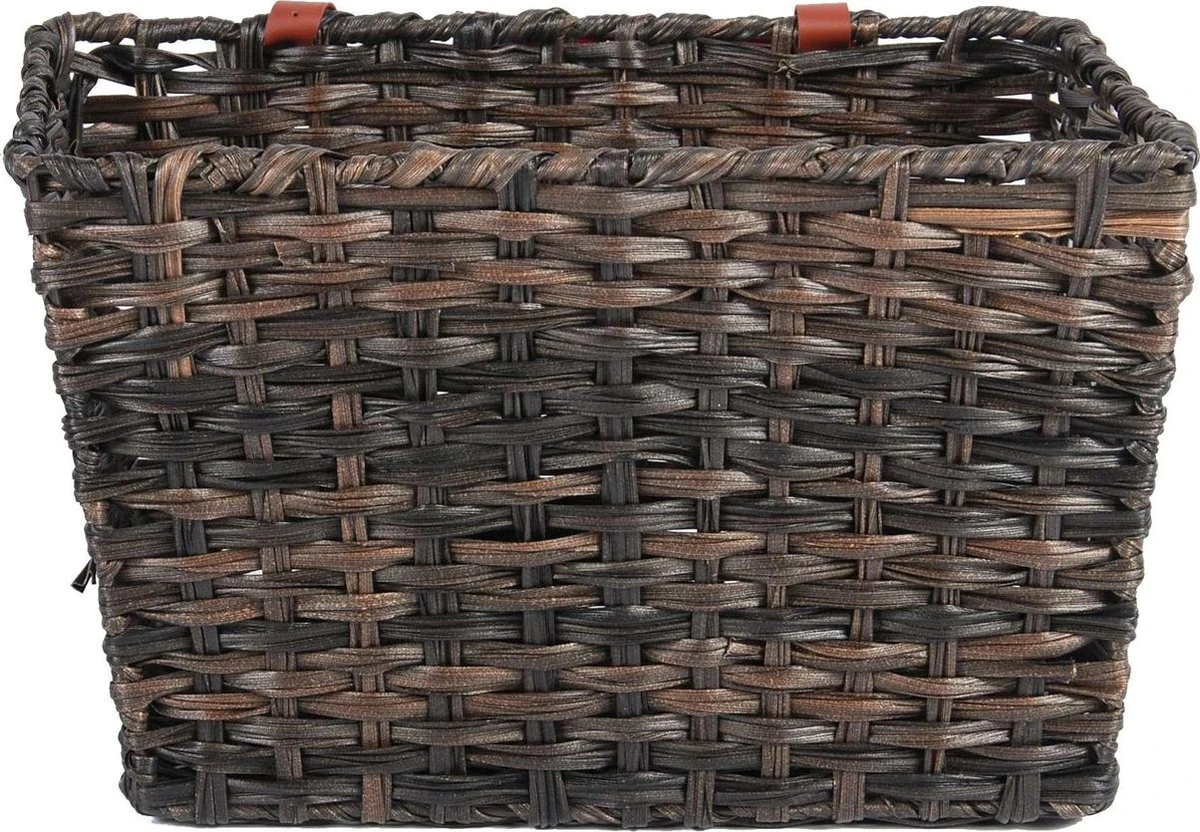 Volare Grote Gevlochten Fietsmand - Afbeelding 2