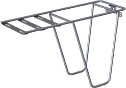 Steco Bagagedragerverlenger Tas-mee Staal Zilver