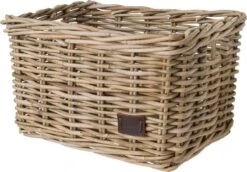 Fastrider Zeno Rotan Fietsmand - Naturel - 17L - Handgemaakt