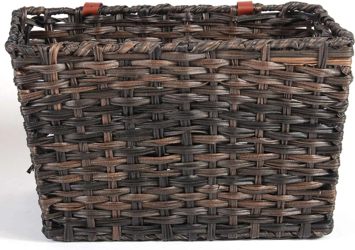 Volare Grote Gevlochten Fietsmand