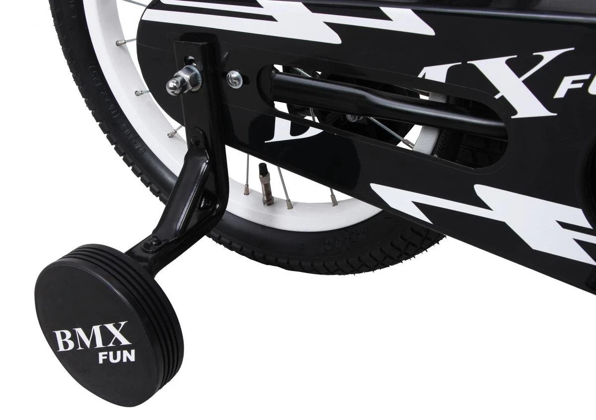 Amigo BMX Fun Jongensfiets - Kinderfiets 16 Inch - Matzwart - Afbeelding 8
