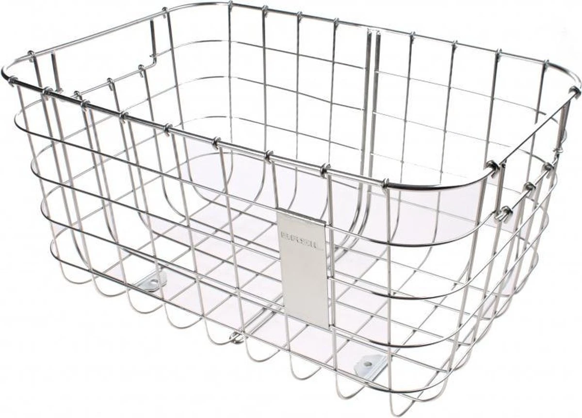 Basil Robin Fietsmand - Voor - Inclusief Bevestigingsmateriaal - Zilver - Afbeelding 4