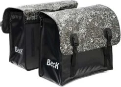Beck Big Dubbele Fietstas 65L - Blackish Pattern