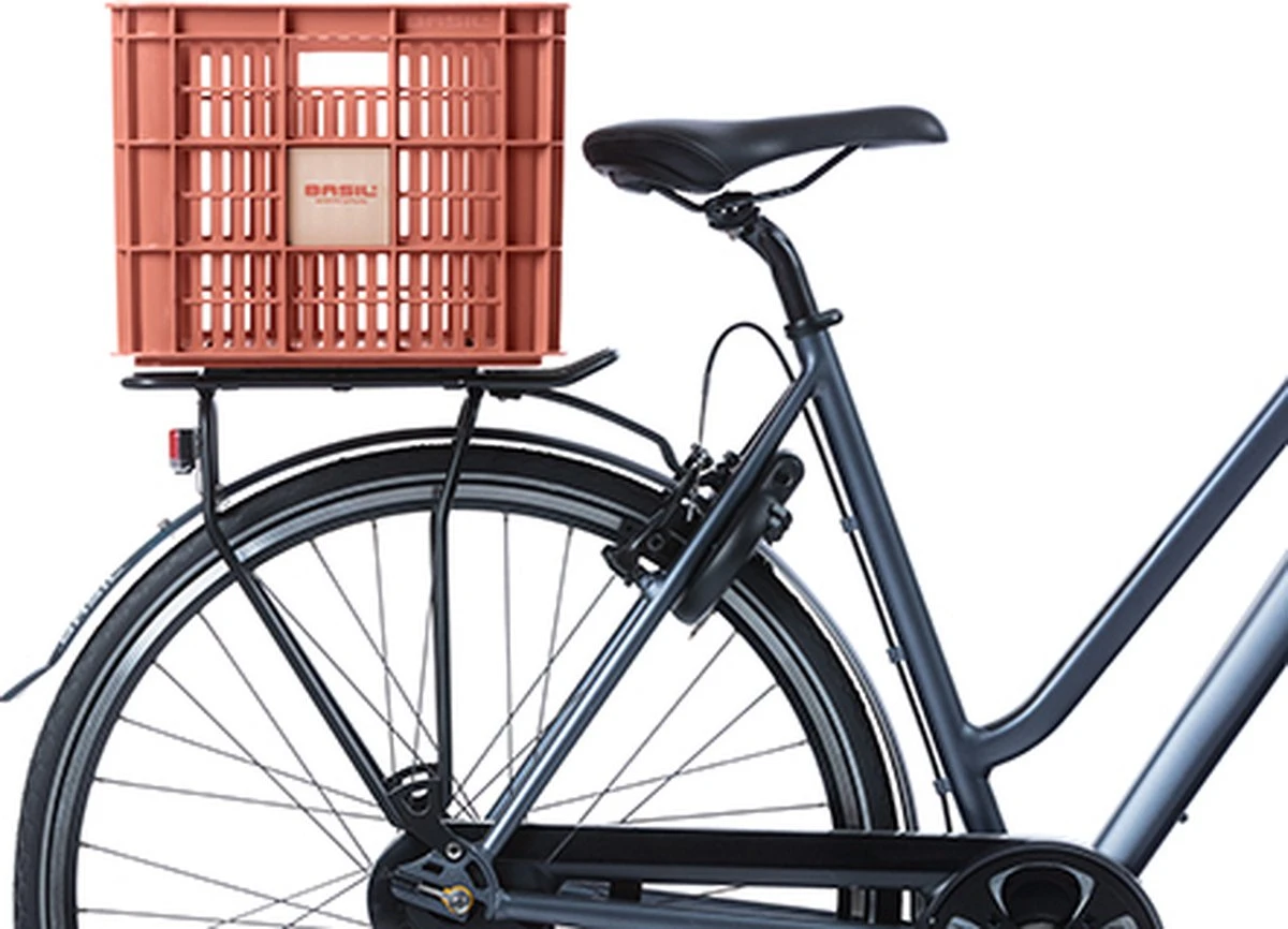 Basil Fietskrat L - Groot - 40 Liter - Rood - Afbeelding 6