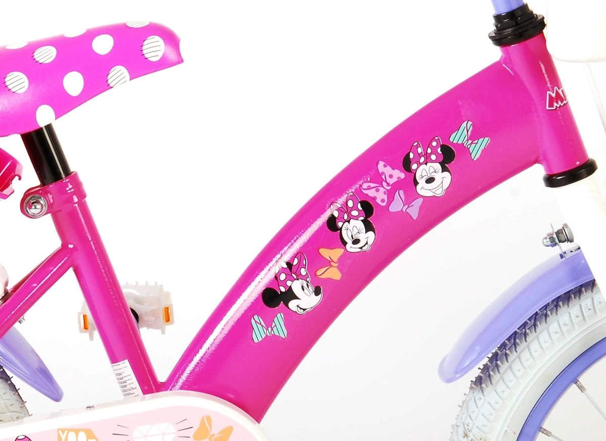 Disney Minnie Cutest Ever! Kinderfiets - Meisjes - 16 Inch - Roze - Afbeelding 6