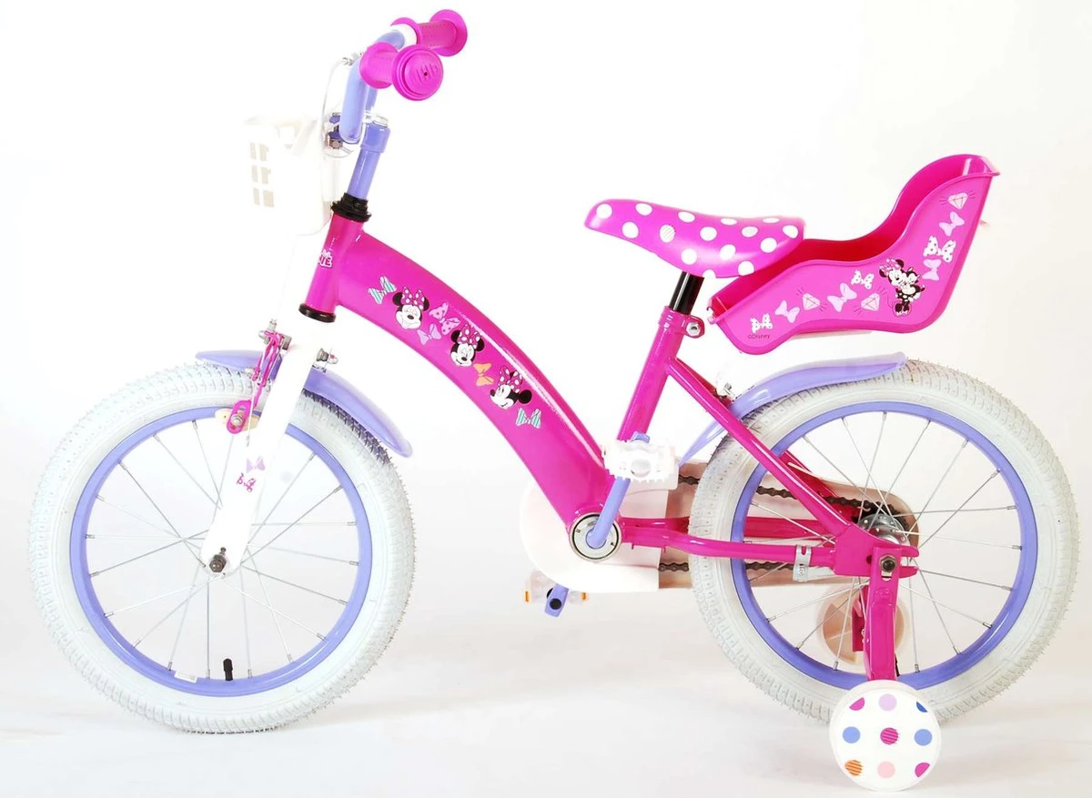 Disney Minnie Cutest Ever! Kinderfiets - Meisjes - 16 Inch - Roze - Afbeelding 15