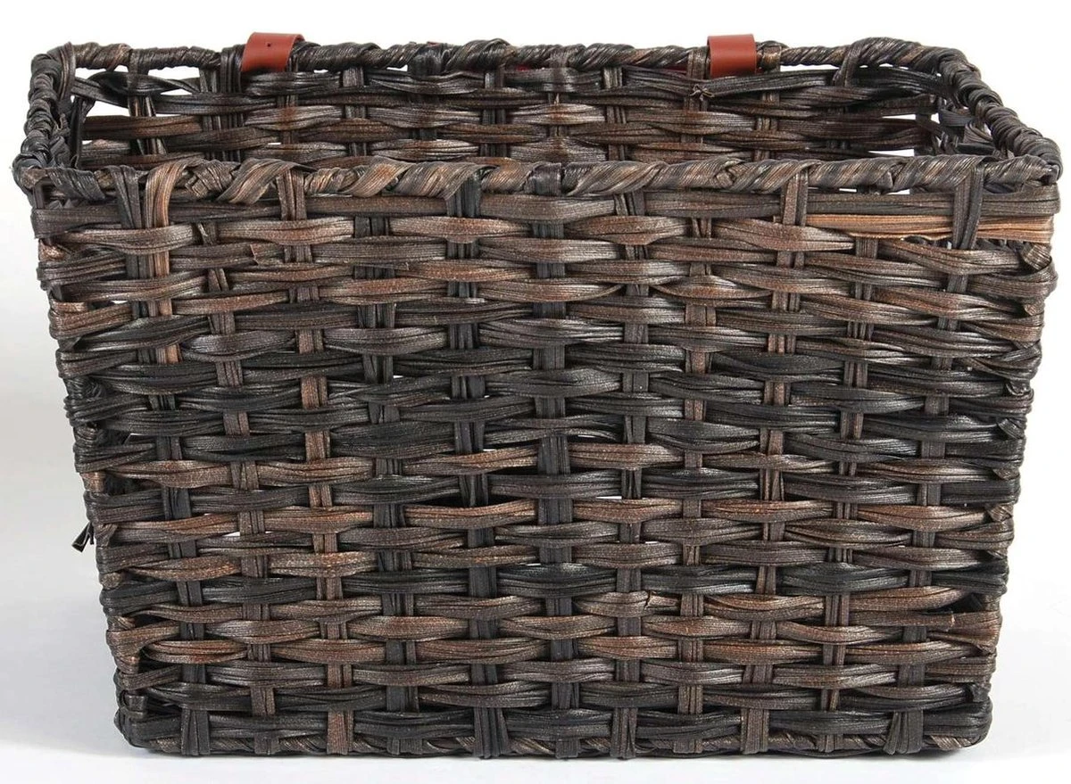 Volare Grote Gevlochten Fietsmand - Afbeelding 7