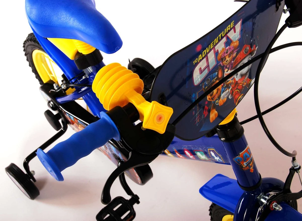 Volare Paw Patrol The Movie Kinderfiets - Jongens - 14 Inch - Blauw - Twee Handremmen - Afbeelding 15