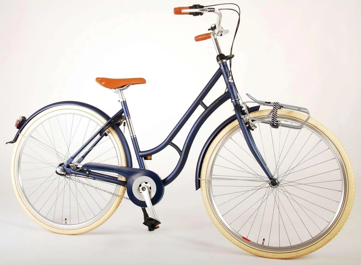 Volare Lifestyle Meisjesfiets - Tiener - 48 Cm - Lage Zadelstand - Blauw - 3 Versnellingen - Afbeelding 14