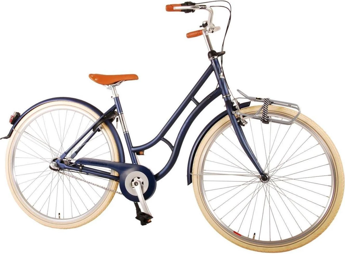 Volare Lifestyle Meisjesfiets - Tiener - 48 Cm - Lage Zadelstand - Blauw - 3 Versnellingen - Afbeelding 3