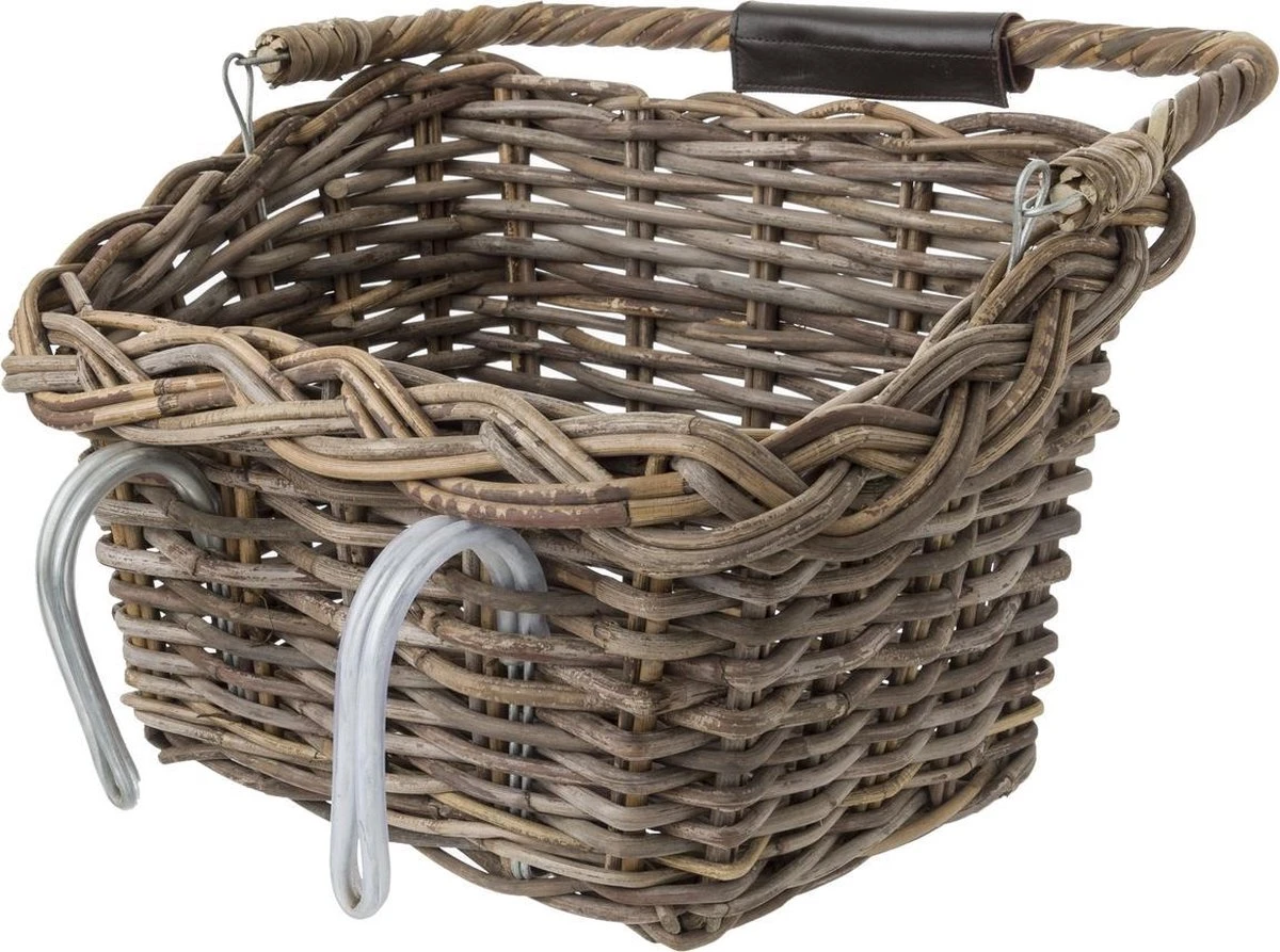 Fastrider Elif Rotan Fietsmand - Bruin - 16L - Handgemaakt - Afbeelding 3