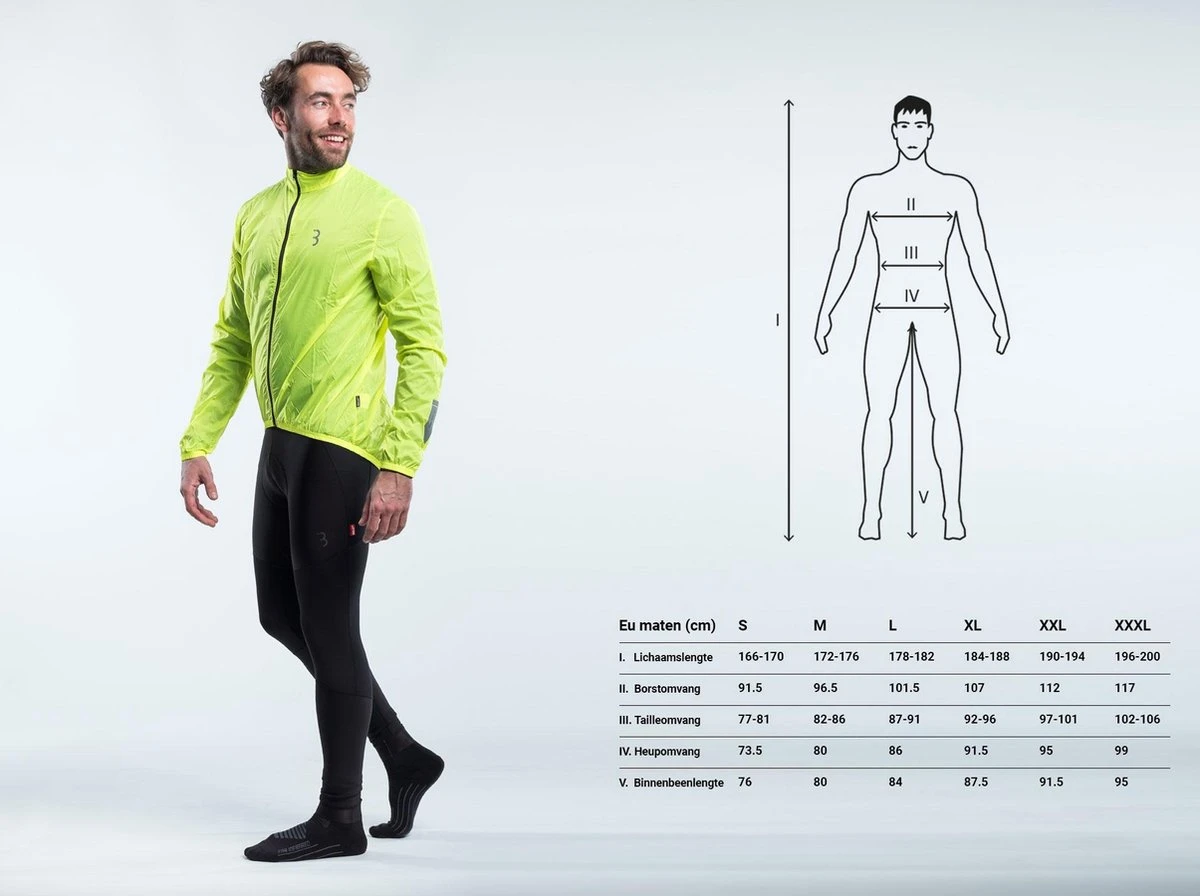 BBB Cycling BaseShield Regenjas Fiets - Wielren Fietsjack - Regenjack - Wind- En Waterdicht - Neon Geel - Maat XL - Afbeelding 5