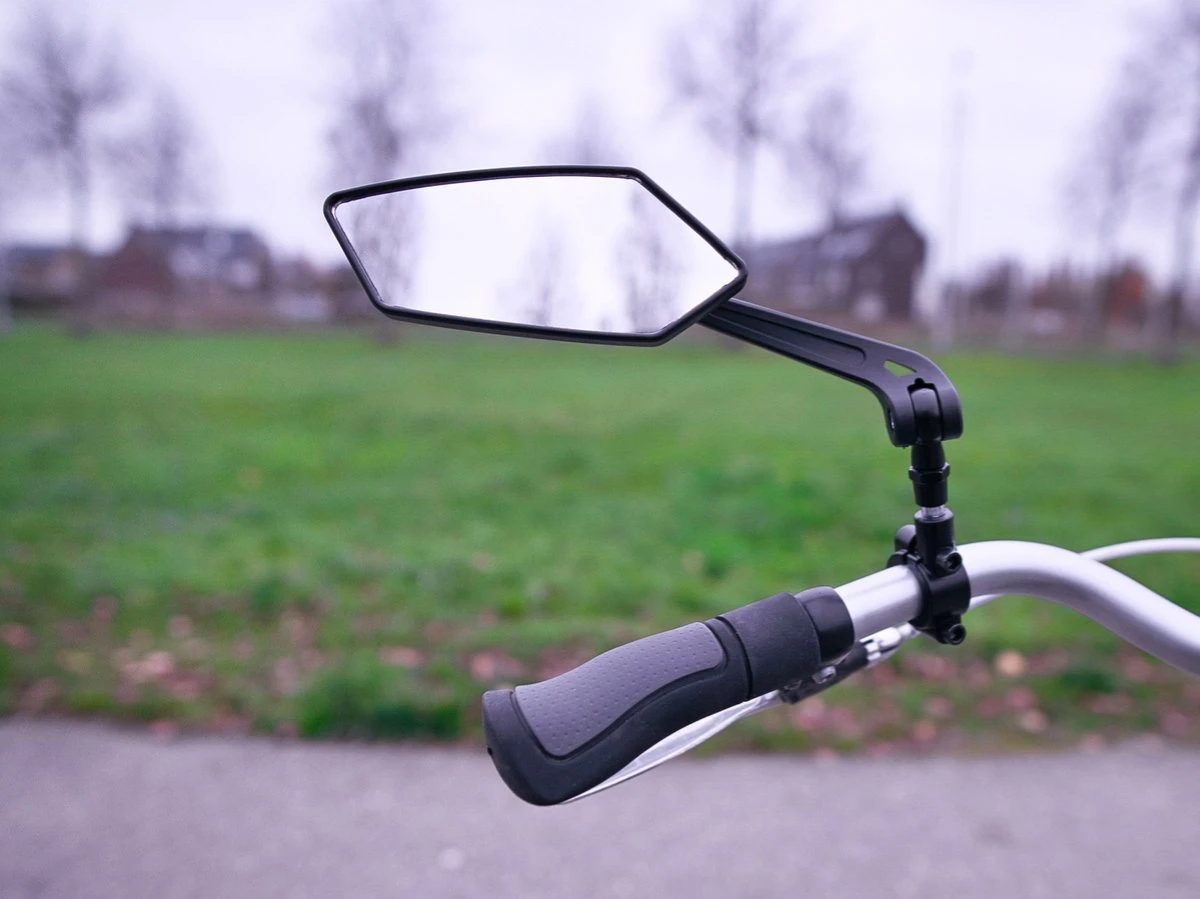 Merkloos Fietsspiegel - Set Van 2 - Links En Rechts - E Bike - Speed Pedelec - 360° Verstelbaar - Zwart - Achteruitkijkspiegel - Afbeelding 6