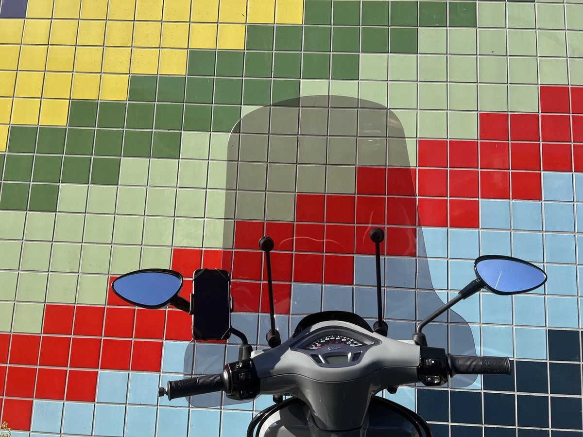 MANOS LIBRES - MODEL E PRO | TELEFOONHOUDER SCOOTER, MOTOR | SPIEGEL | UNIVERSEEL | ZWART | PIAGGIO | VESPA | ZIP - Afbeelding 13