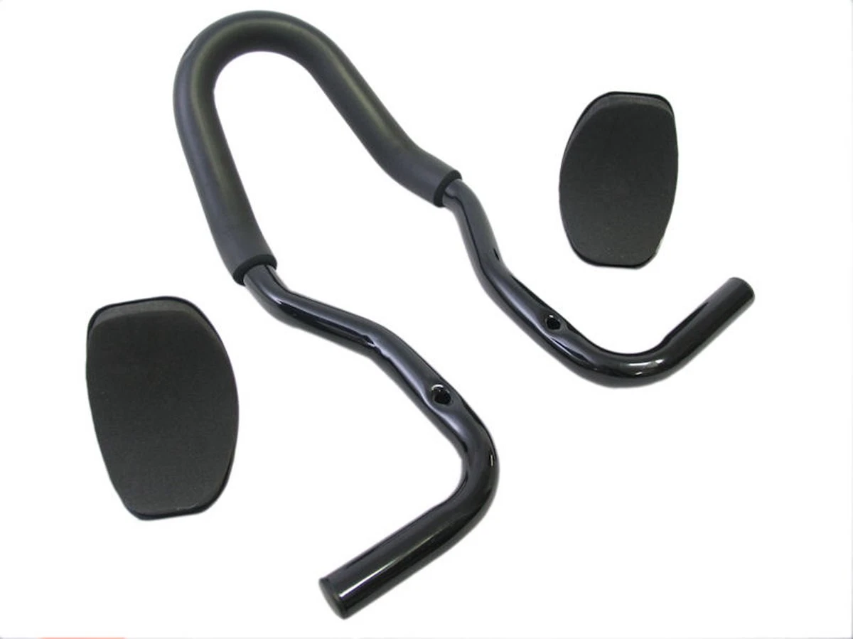 TranzX JD Opzetstuur - Ligstuur - 254 Mm - ZWART