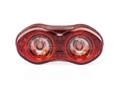 Simson Achterlicht Eyes Usb Led Oplaadbaar Zwart