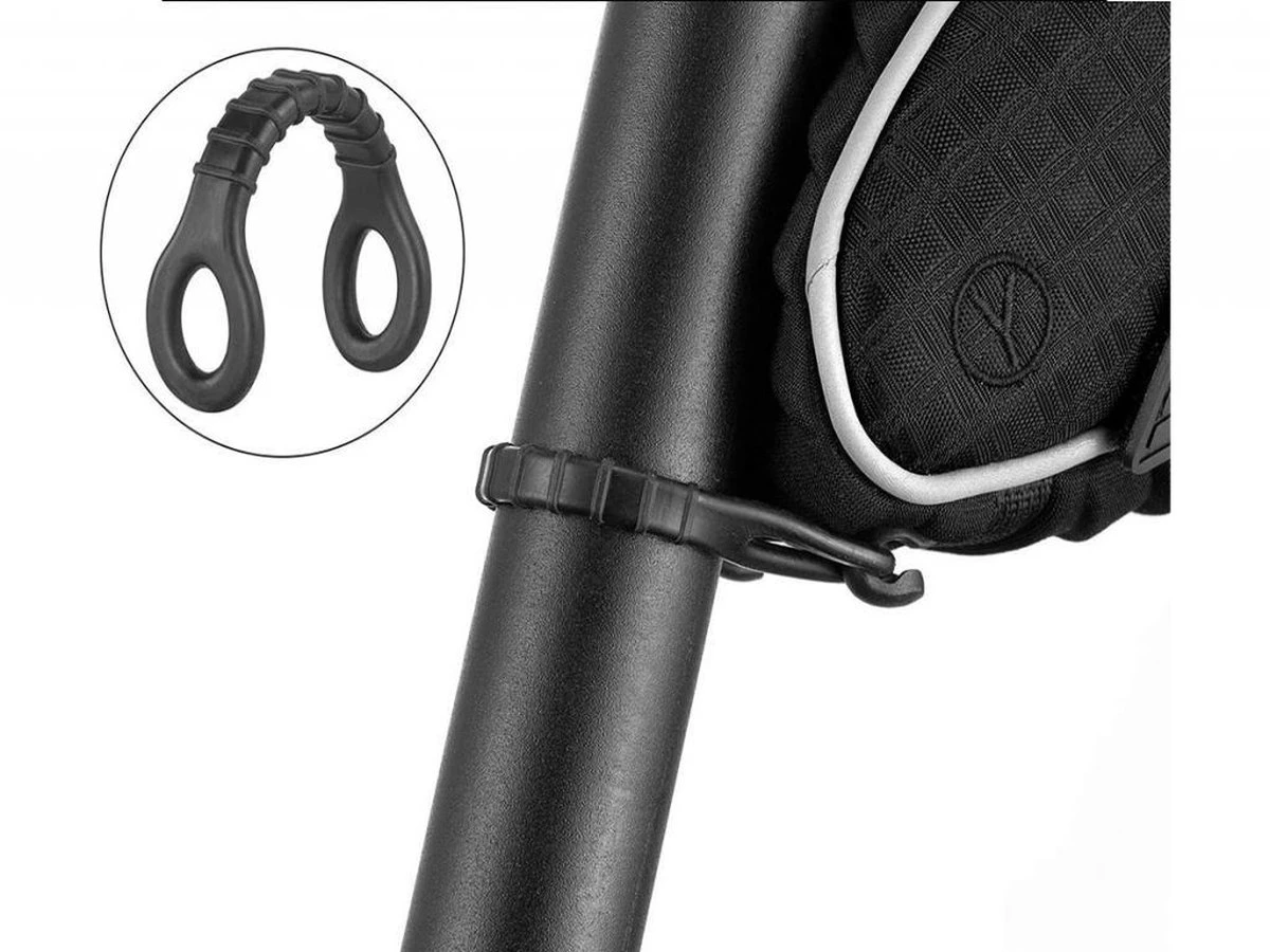 Rockbros Waterdichte Zadeltas - Frametas - 1,5 Liter - Universeel - Zwart - Afbeelding 12