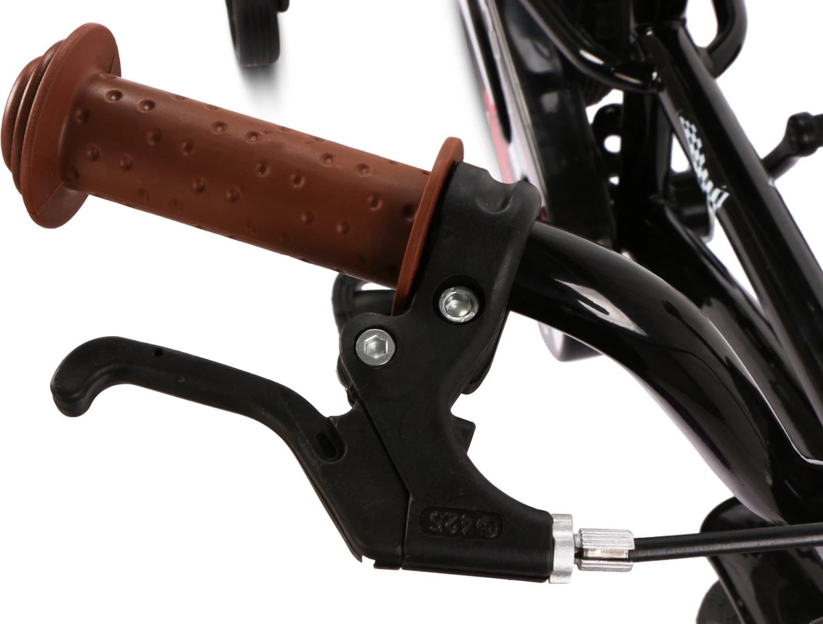 SJOEF Race Jongensfiets 14 Inch - Zwart - Afbeelding 7