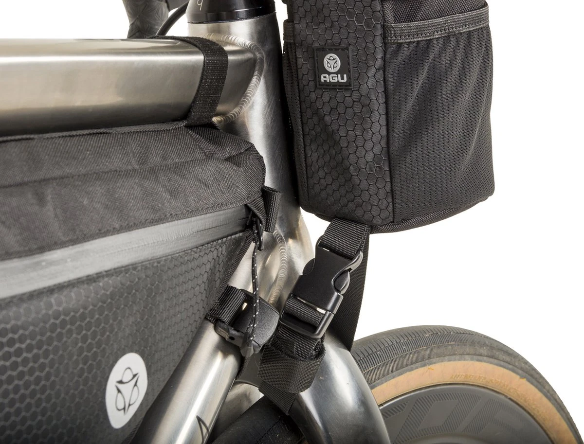 AGU Snack-Pack Venture Frametas Zwart - 1L - Bikepacking - Afbeelding 7