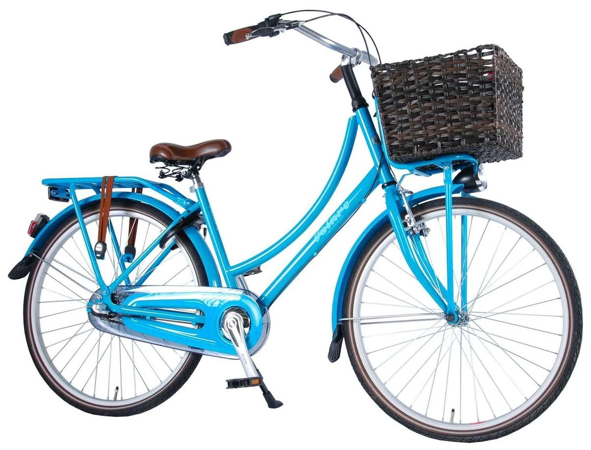 Volare Grote Gevlochten Fietsmand - Afbeelding 5