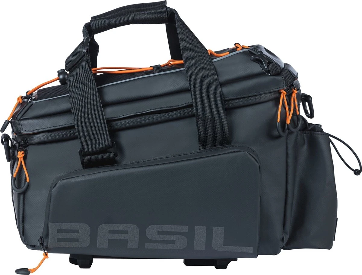 Basil Miles XL Pro Bagagedragertas MIK - 9-36 Liter - Zwart/Grijs - Afbeelding 13