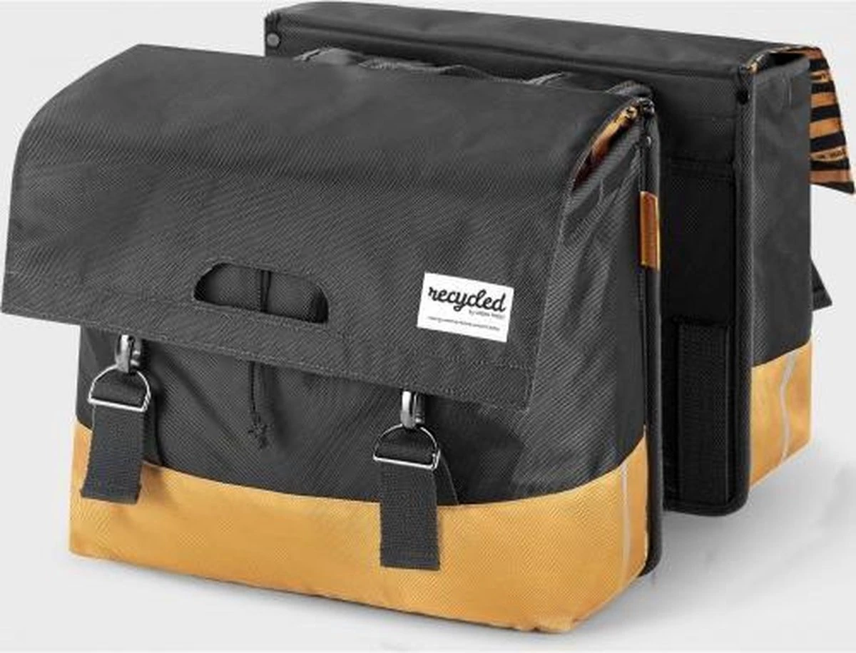 Urban Proof Fietstas Dubbel 40L Recycled Grijs Geel - UP400580 - Afbeelding 16