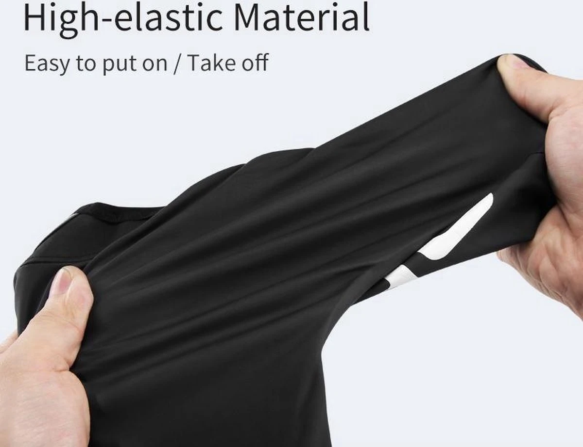 Giyo Overschoenen - Maat 41-43 (L) - 1 Paar - Mountainbike - Wielrennen - Zwart - Wind En Waterdicht - Waterproof - Regen - Vorst - Afbeelding 6