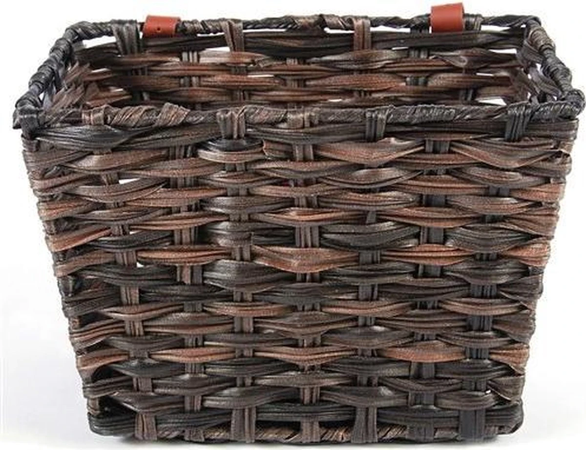 Volare Grote Gevlochten Fietsmand - Afbeelding 6