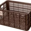 Basil Fietskrat L - Groot - 40 Liter - Bruin