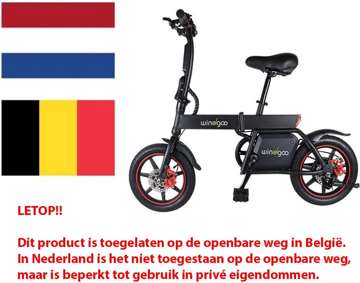Windgoo B20 - Elektrische Fiets - Vouwfiets | - Afbeelding 3