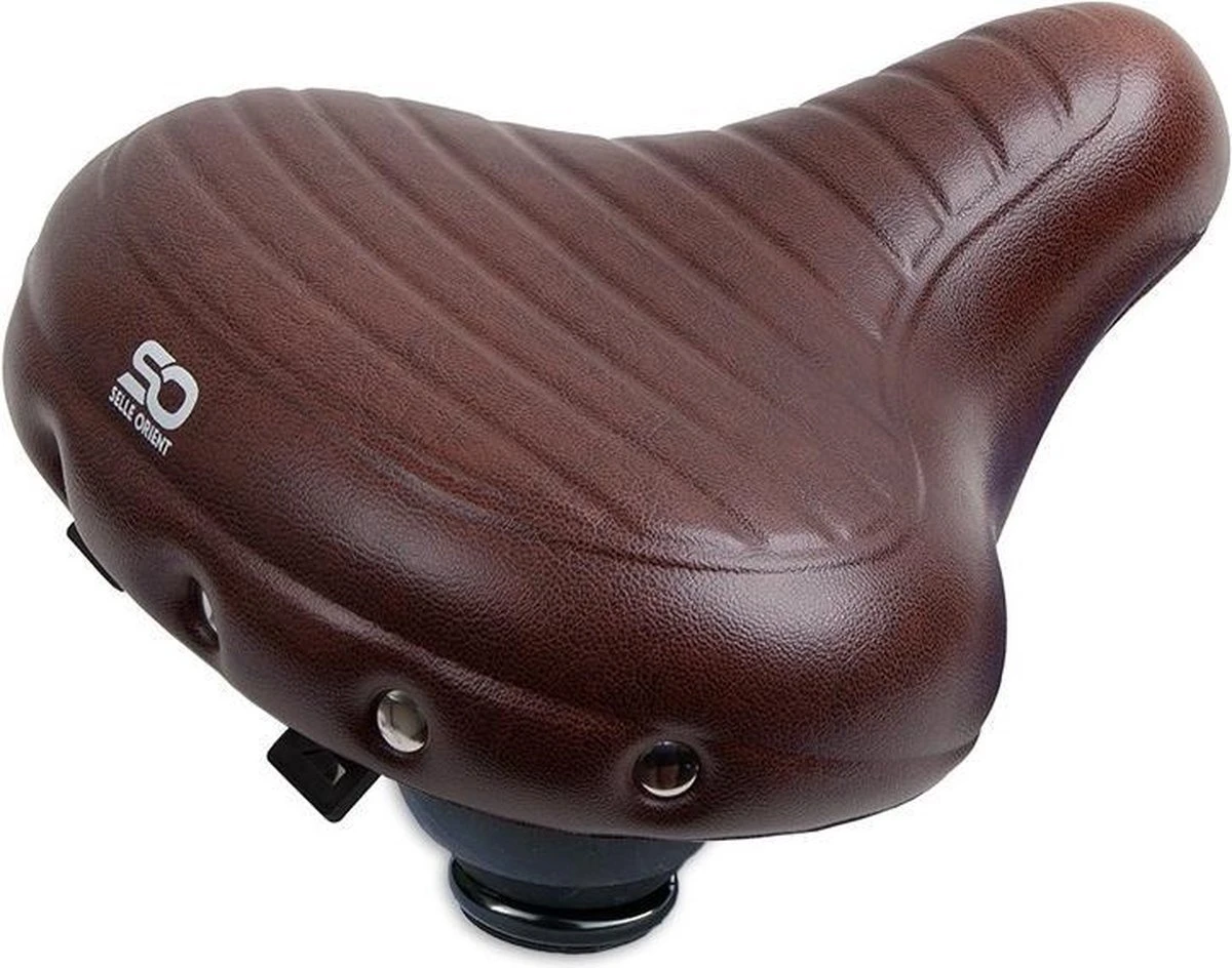 Selle Orient Relax Premium Fietszadel - Waterdicht - Bruin - Comfort