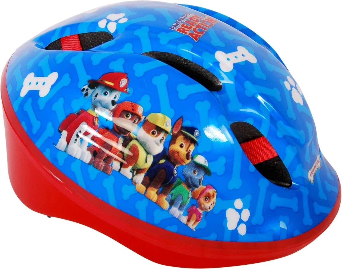 Paw Patrol Jongens Fietshelm - Blauw Rood - 51-55 Cm