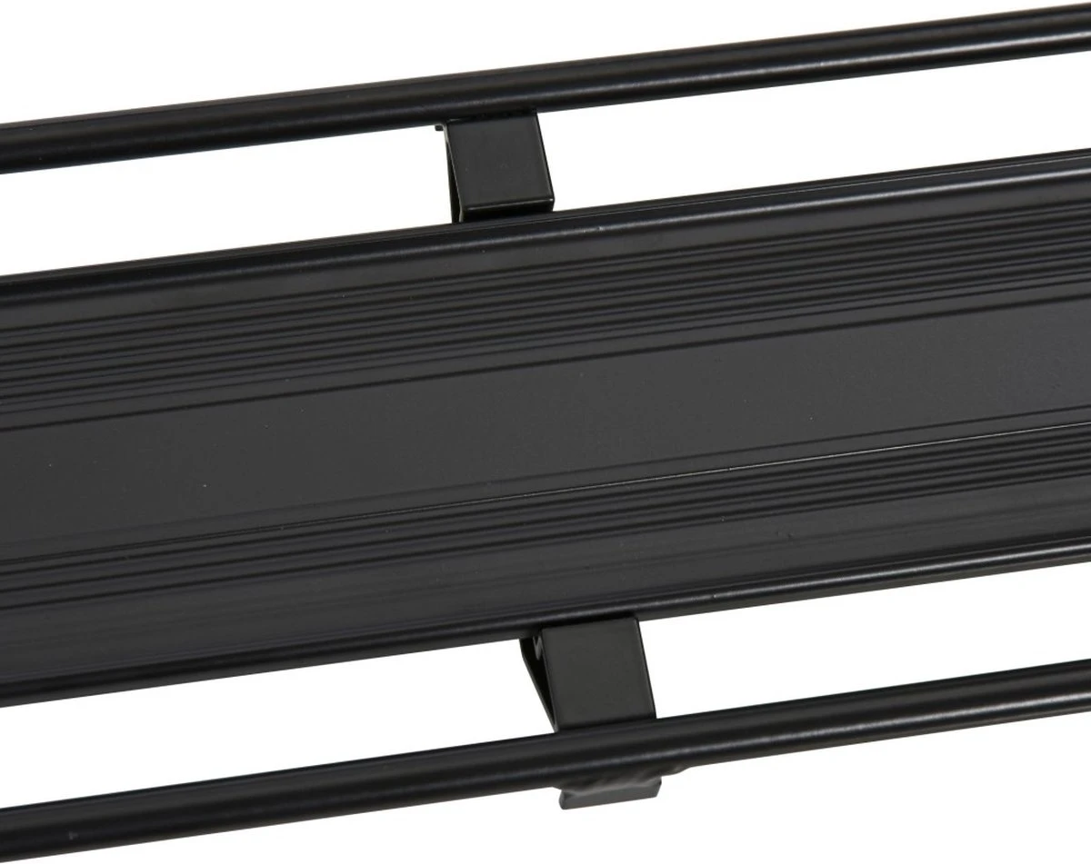 Merkloos Universele Fiets Bagagedrager - Voor Achterop Zadelpen Mountainbike/MTB/Racefiets - Achter Bagage Drager Rek - Met Quick Release Fietsframe Bevestiging - Bagagerek - Lichtgewicht Aluminium - Zwart - Afbeelding 5